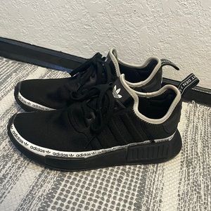Adidas NMD ‘Black Tape Logo’ Women’s Size 9